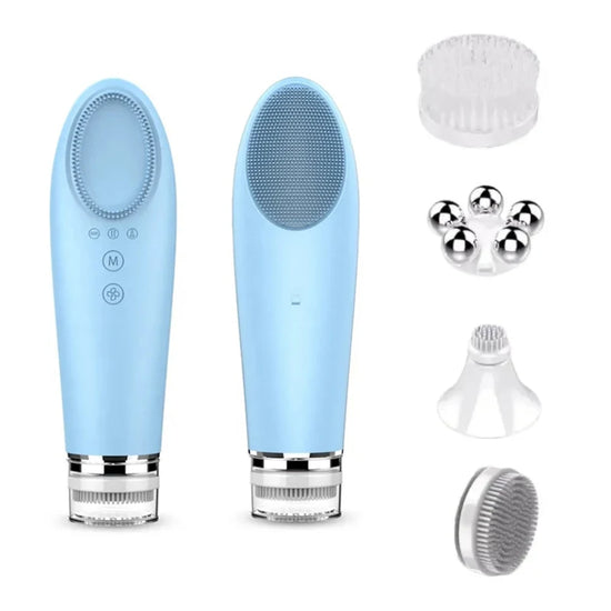 Best Sell 4 In 1 Multifunctional Face Makeup Cleaner Electric Facial Cleansing Brush With Dropshipping