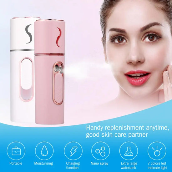 humidification of cold spray face steamer nano moisturizing spray carrying beauty instrument rechargeable beauty tool