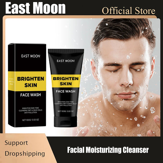 Facial Moisturizing Cleanser Oil Control Keep Brighten Reduce Blackhead Scrub Cosmetic Deeply Hydrating Man Face Washing Cleaner