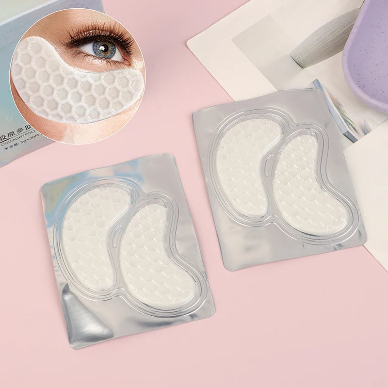 10 Pairs Eye Mask Collagen Anti-Wrinkle Lift Firming Gel Mask Fine Dark Lightens Lines Eye Reduces Moisturizes Circles Wrinkle