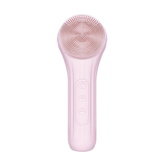 Free Shipping Electric Facial Cleansing Instrument Pore Cleaner Facial Cleaner Deep Cleansing Silicone Face Brush Face Washing