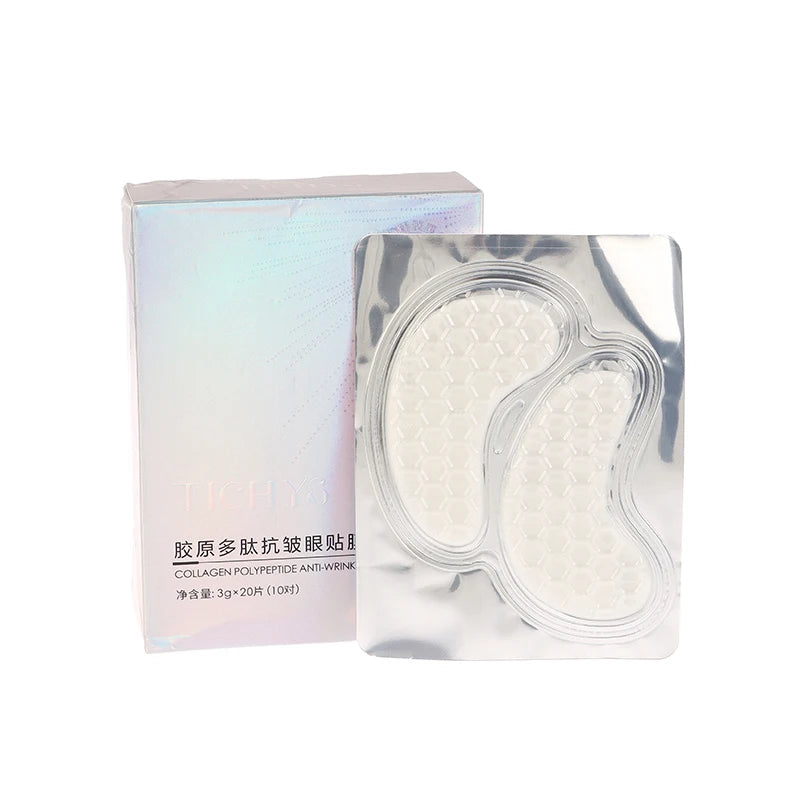 10 Pairs Eye Mask Collagen Anti-Wrinkle Lift Firming Gel Mask Fine Dark Lightens Lines Eye Reduces Moisturizes Circles Wrinkle